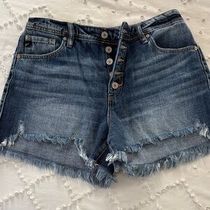 Denim High-Waisted Women Kancan Shorts
